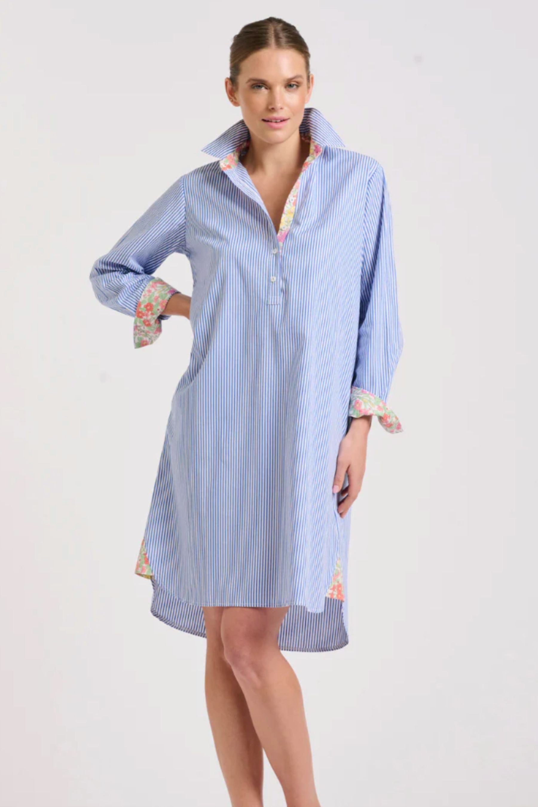 Popover Shirt Dress