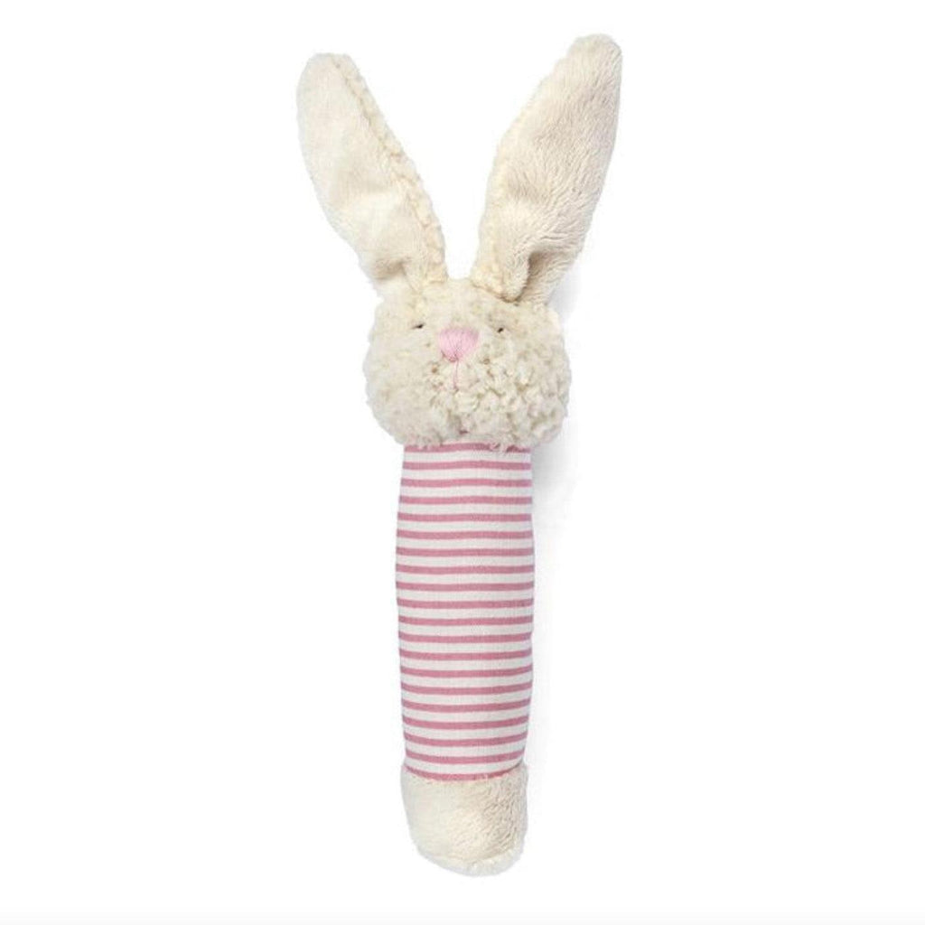 Bella The Bunny Rattle | Pink by Nana Huchy in stock at Rose St Trading Co