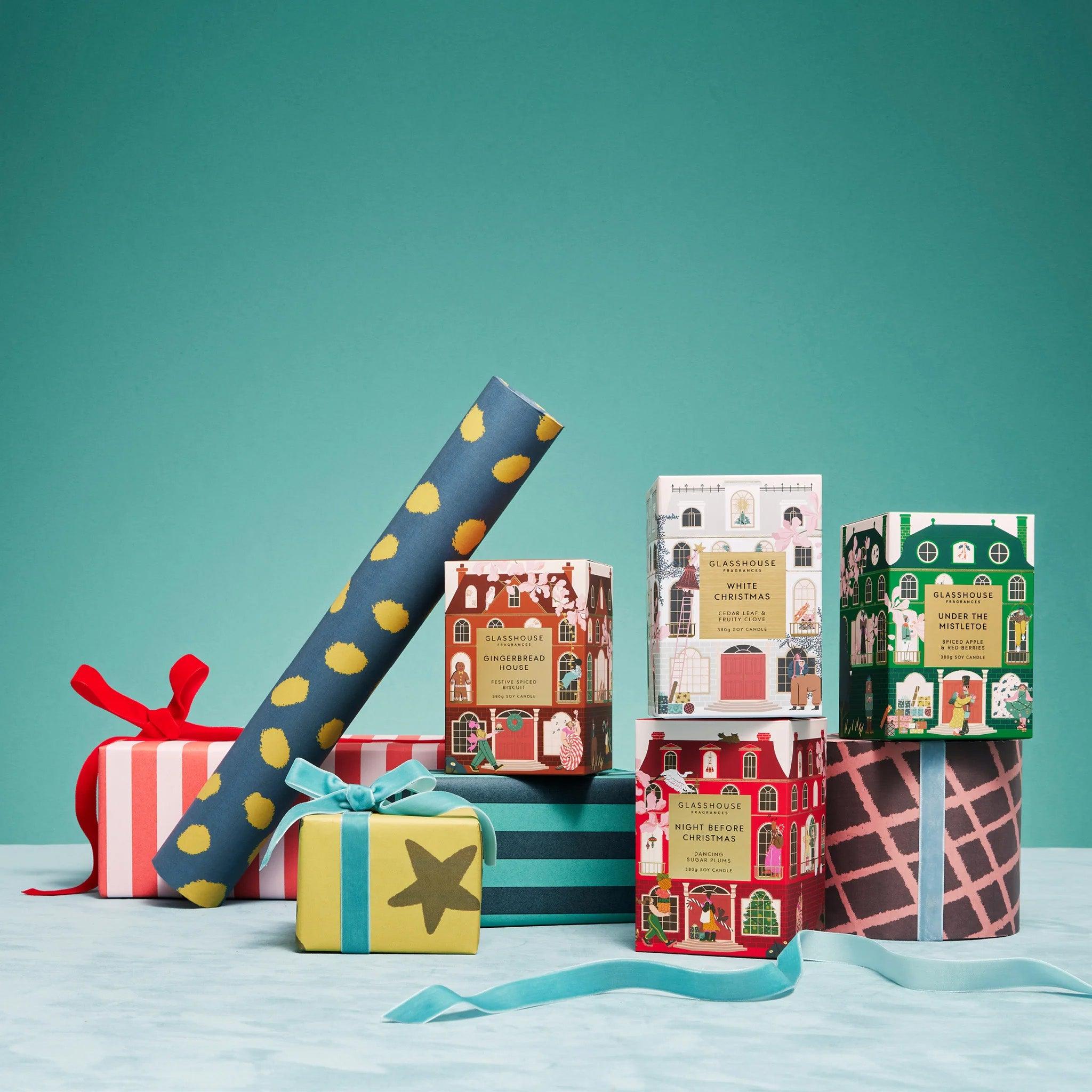 Christmas Gingerbread House 380gm Candle Glasshouse Fragrance