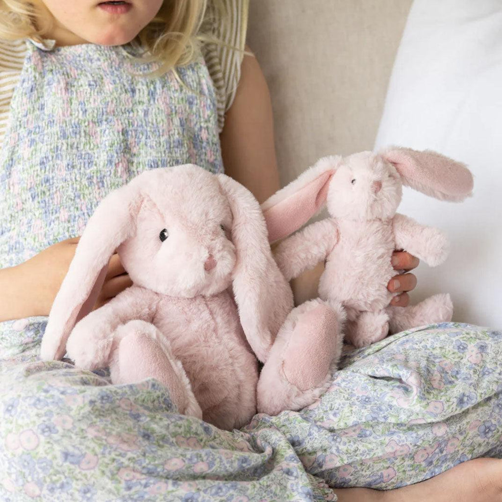 Nana Huchy  Pixie The Bunny Pink Rattle available at Rose St Trading Co