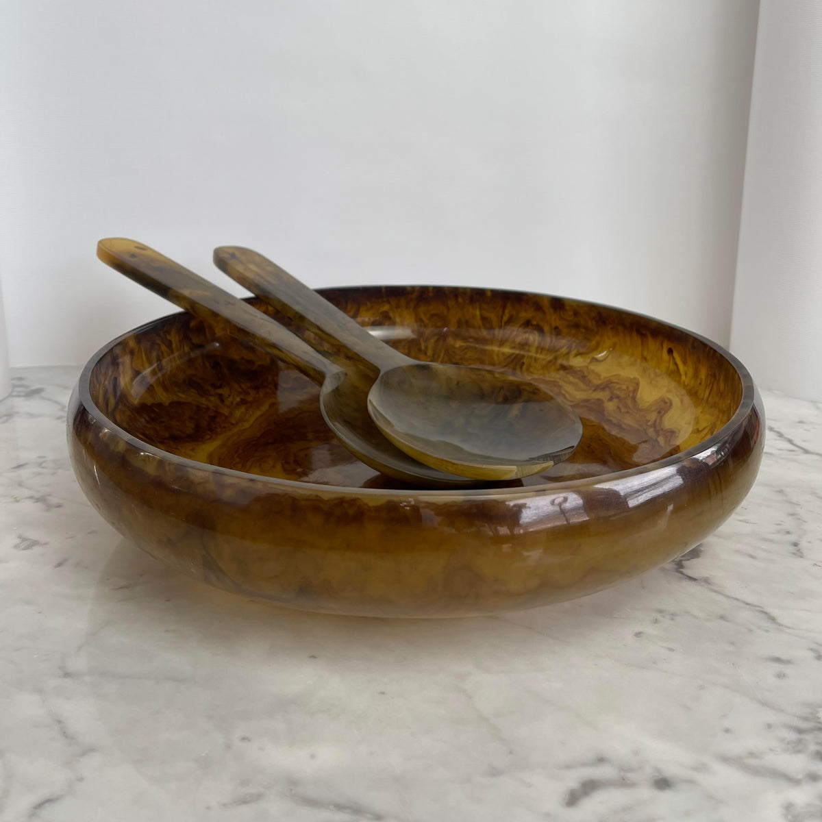 Shop Resin Salad Bowl Tortoise Shell by RSTC Rose St Trading Co