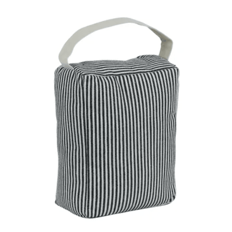 Shop Sanders Door Stop Black Stripe by RSTC Rose St Trading Co