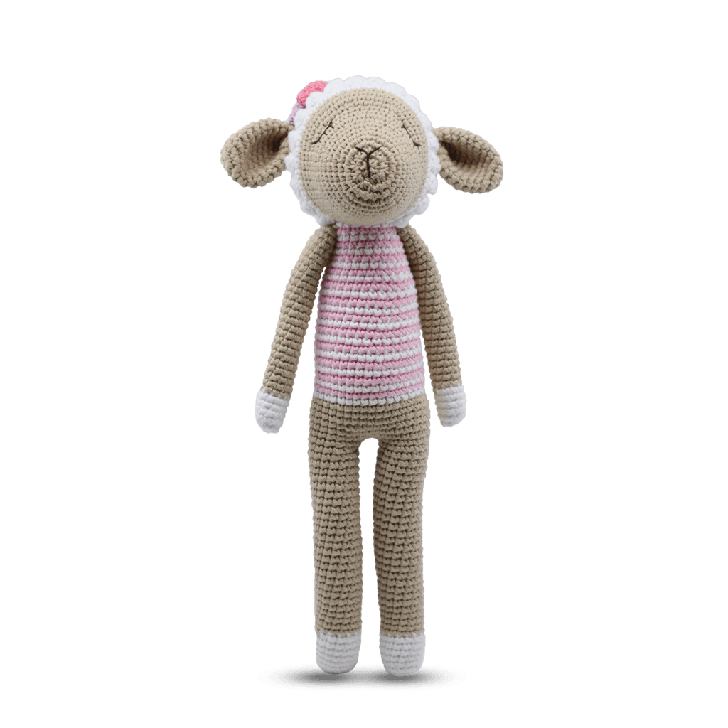 Snuggle Buddies  Slim Standing Toy | Lamb available at Rose St Trading Co