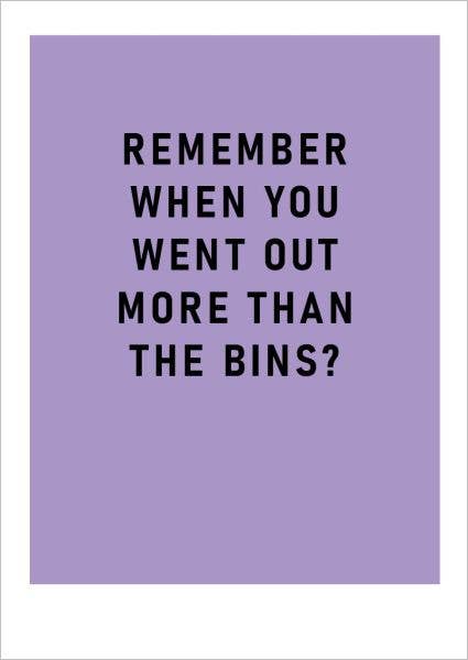 Card-Out More Than The Bins