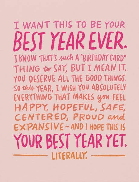 Card-Best Year Ever