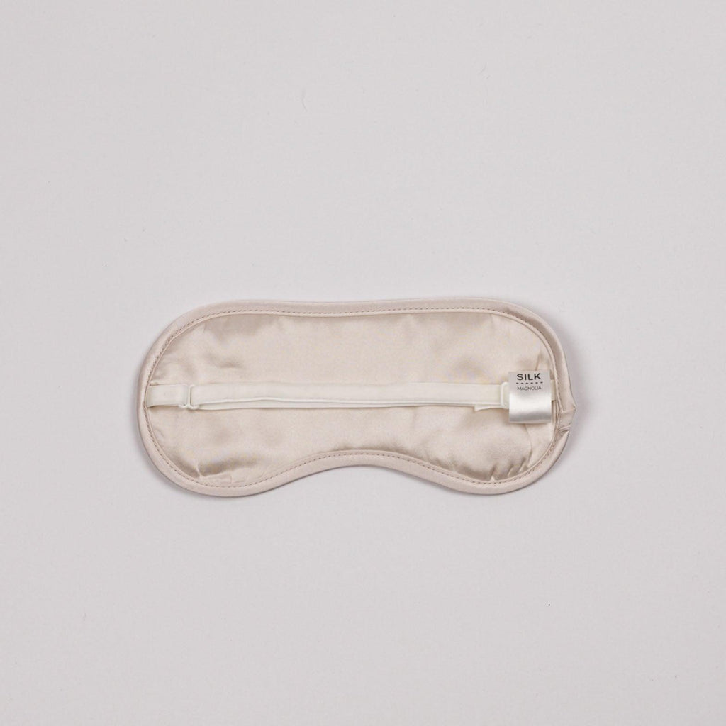 Silk Magnolia  100% Silk Eye Mask | Peony Pink available at Rose St Trading Co