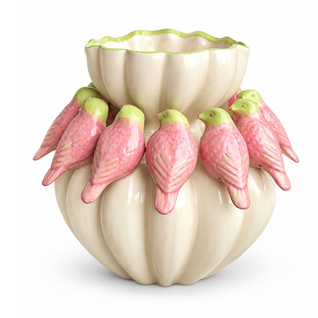 Large Bird Vase