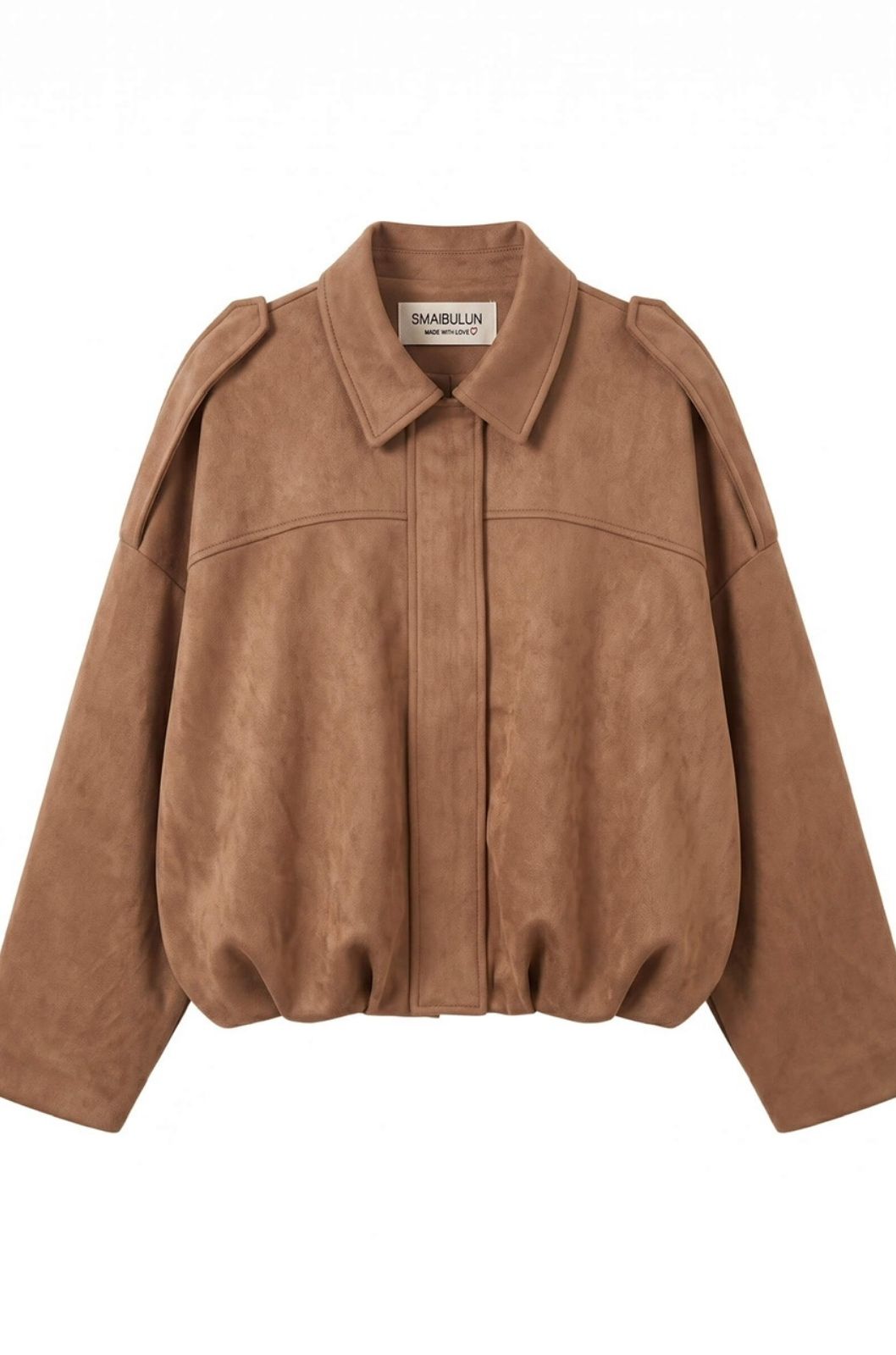 Faux Suede Jacket | Mocha