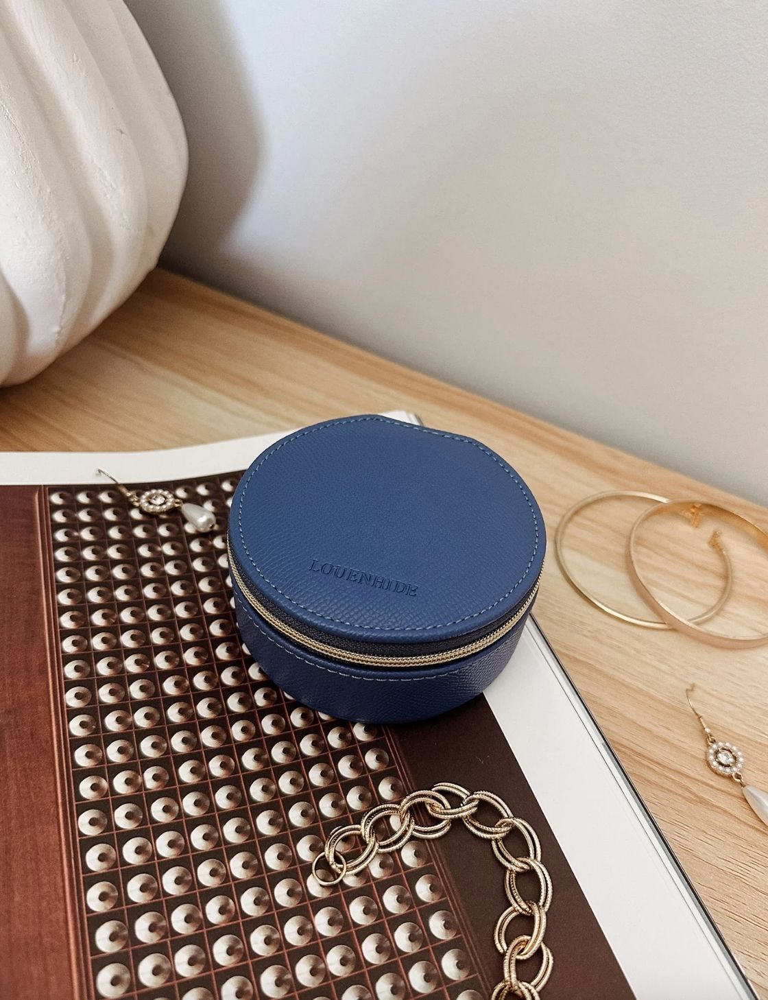 Sisco Jewellery Box | Steel Blue