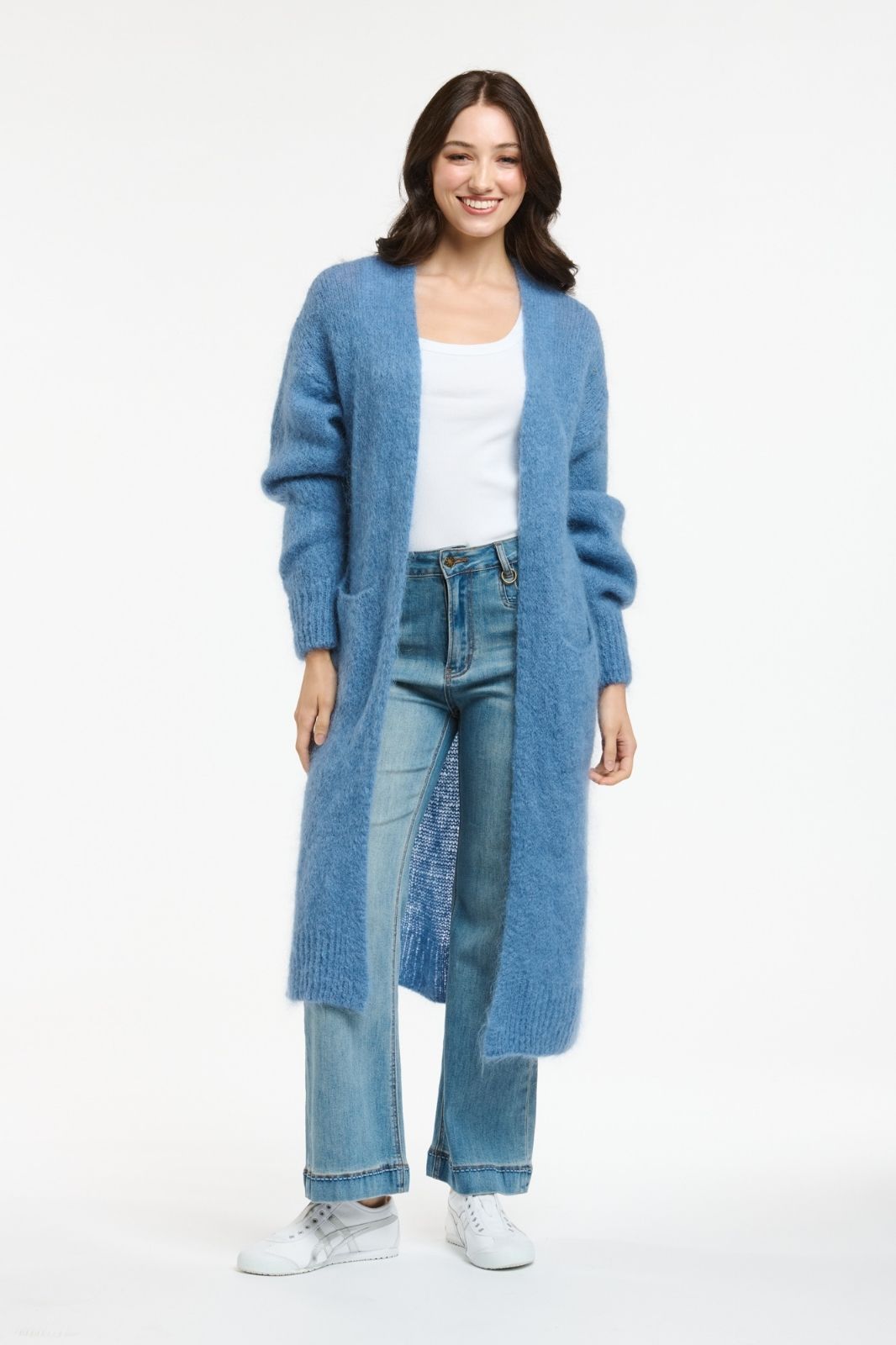 Mohair Contina Cardi | Denim