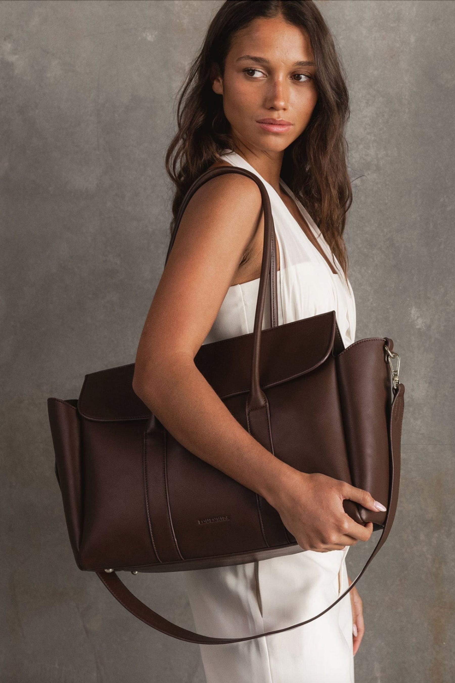 Leighton Tote Bag | Chocolate