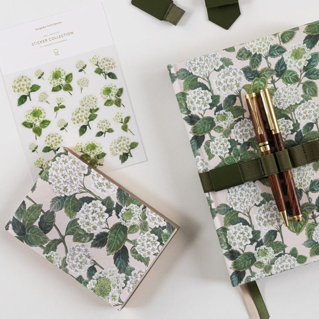 Hydrangea Notepad Mini Jotter