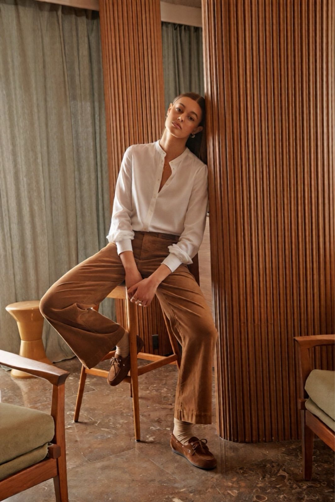 Freya Velvet Jean | Toffee