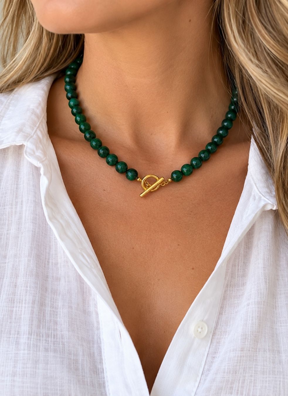 Green Stone Necklace