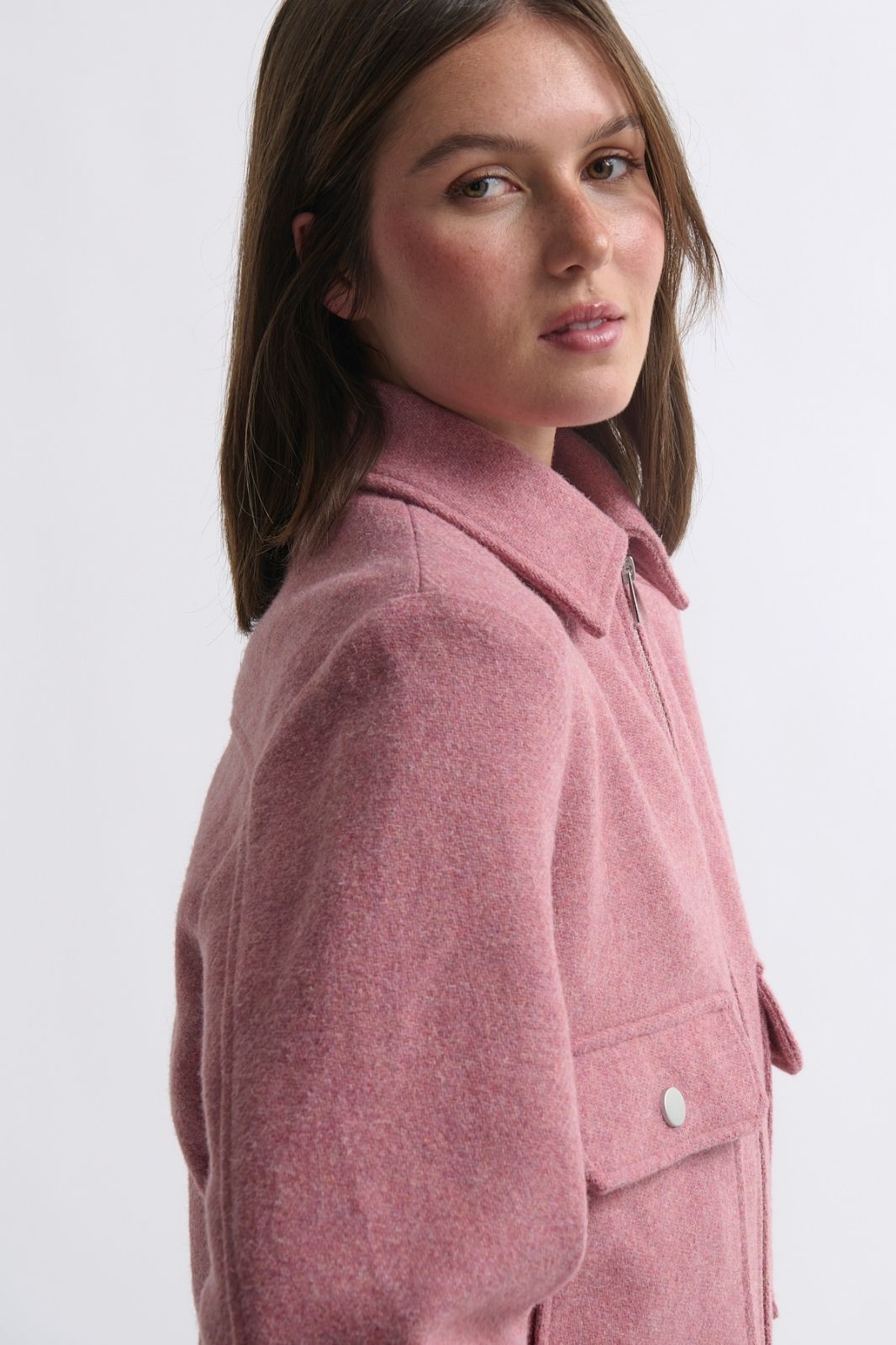 Carla Jacket | Musk Pink