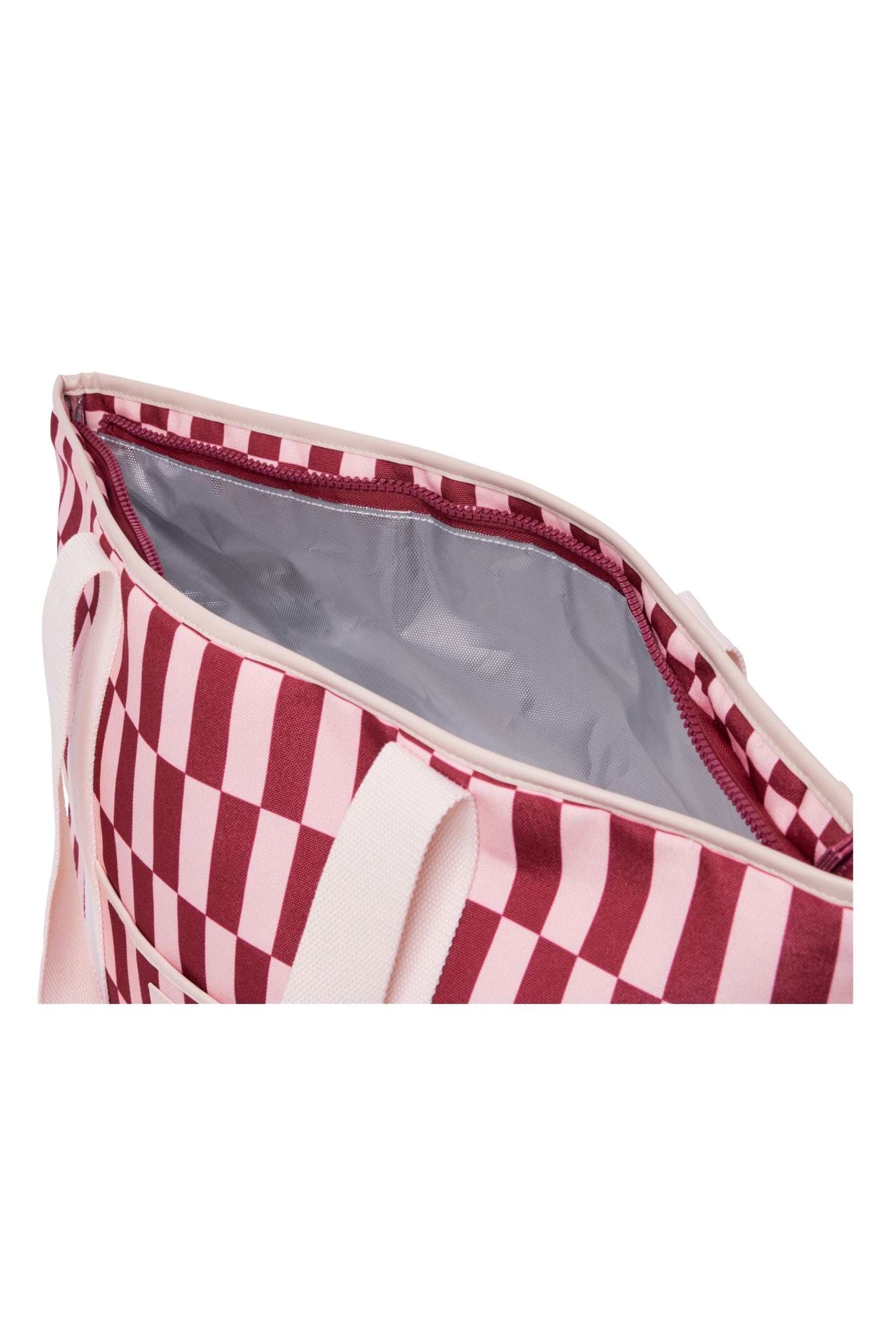 Cooler Base | Peony/Burgundy Check