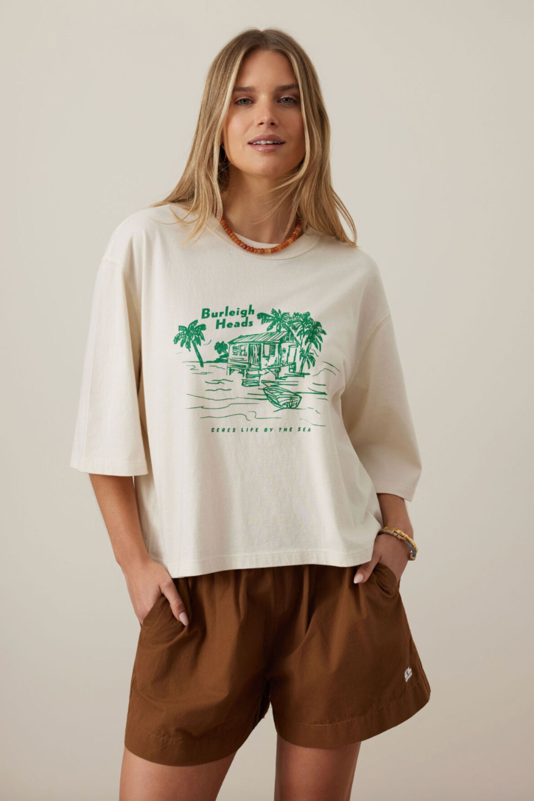 Macy Print Tee | Burleigh Heads