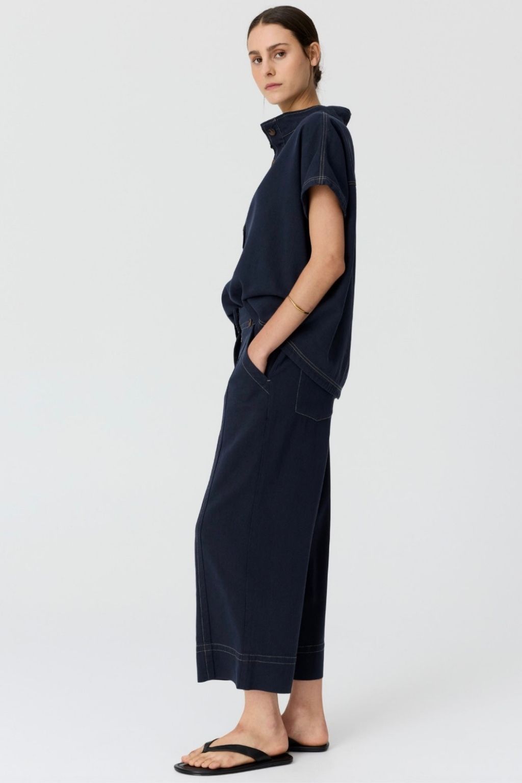 Anise Crop Pant | Ink