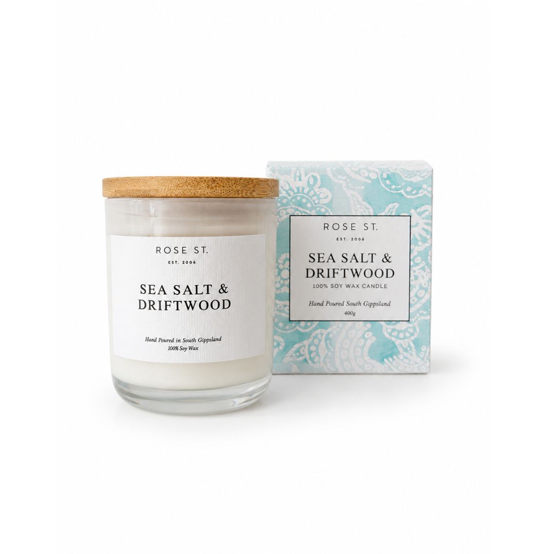 Sea Salt &amp; Driftwood Jar Candle