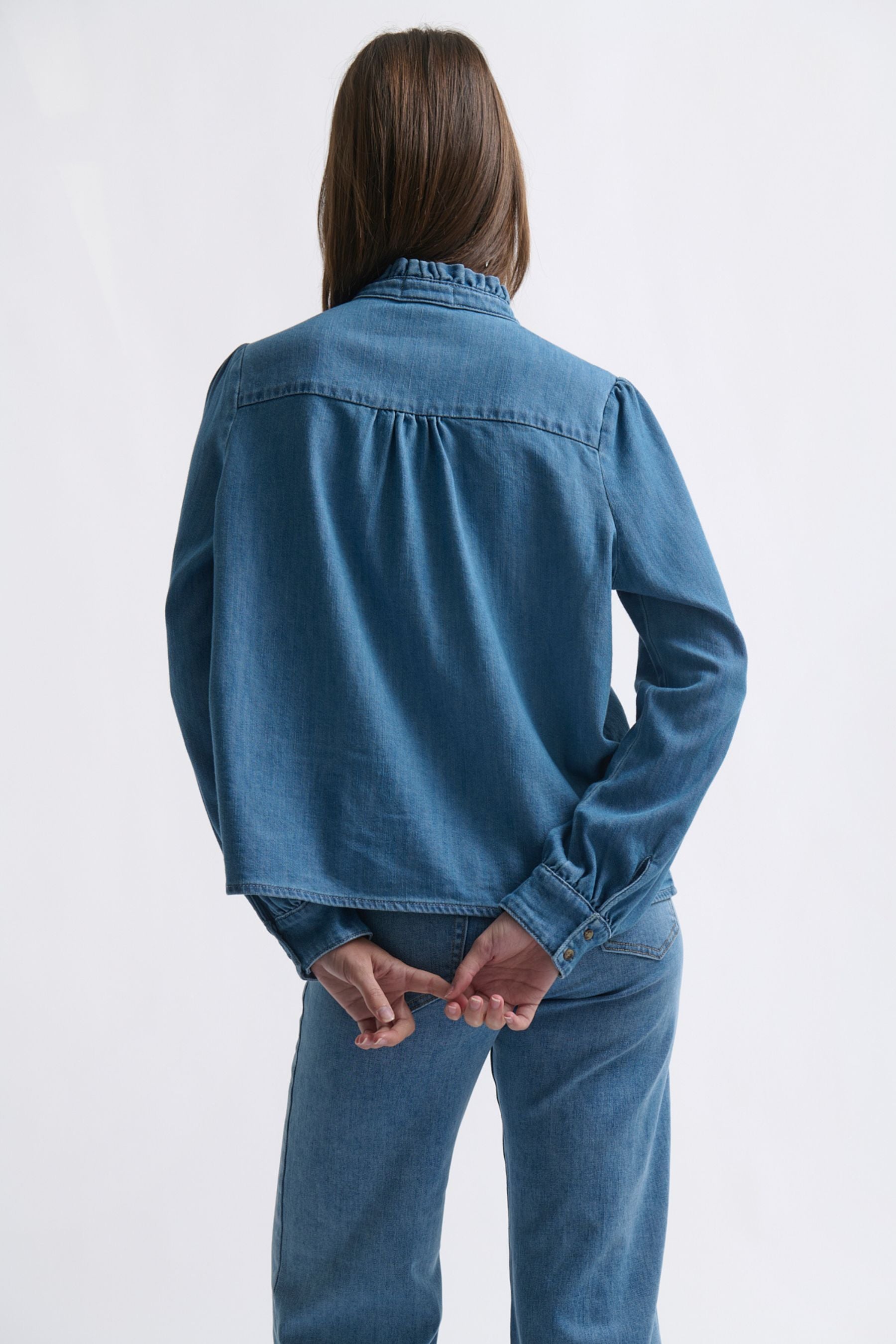 Yolanda Shirt | Hermosa Blue