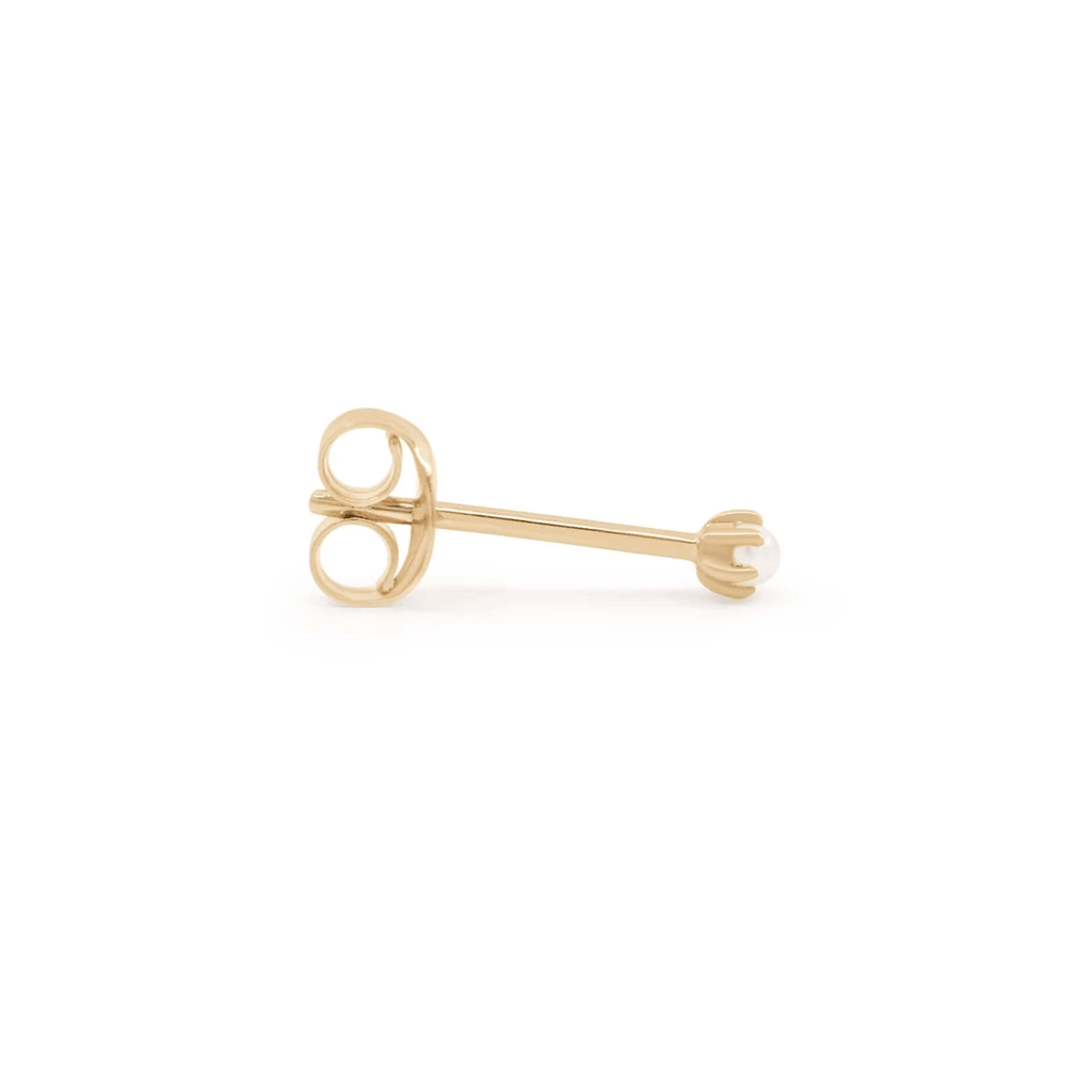 By Charlotte  14k Gold Peace Earrings - Pair available at Rose St Trading Co