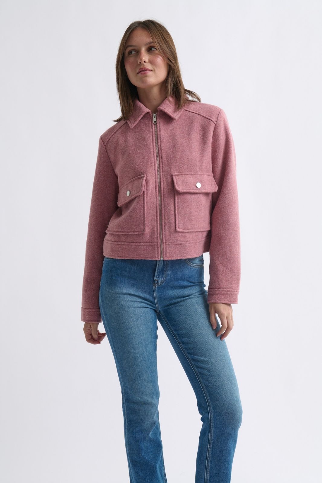 Carla Jacket | Musk Pink
