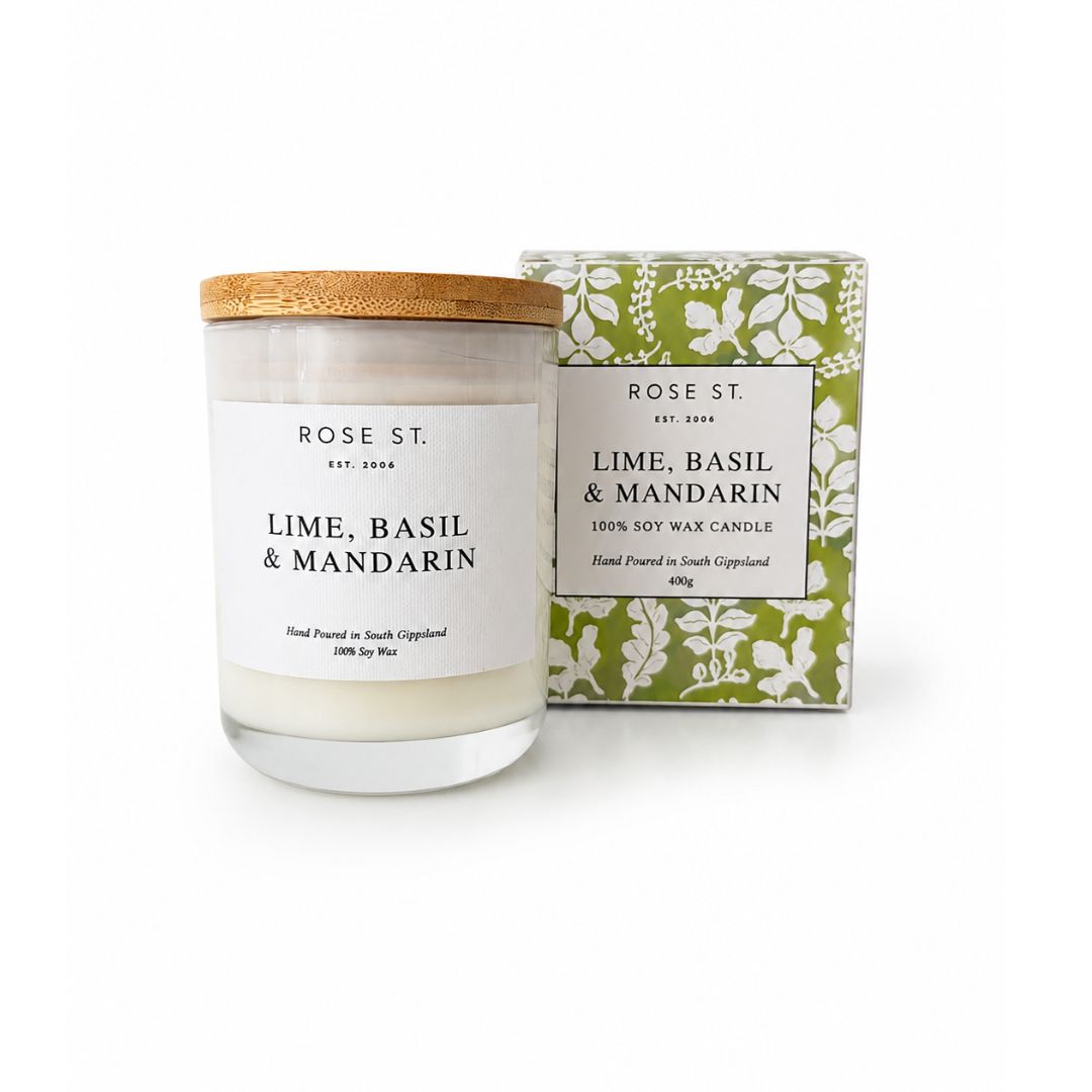 Lime, Basil &amp; Mandarin Jar Candle