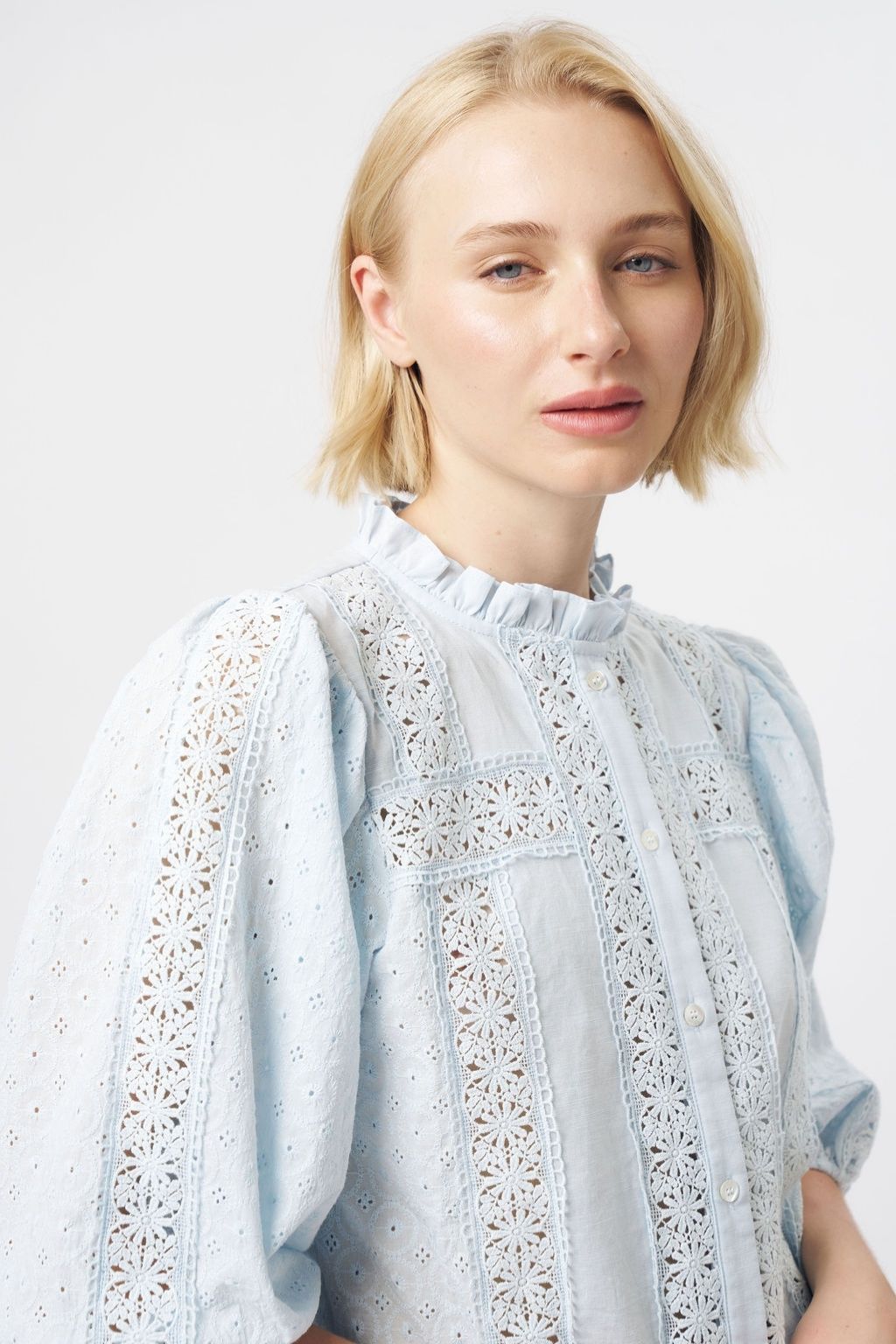 Isabella Shirt | Powder Blue