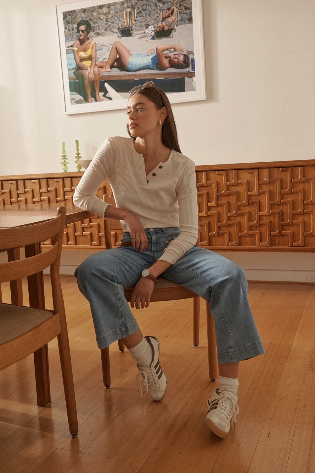 Heather Top | Vanilla