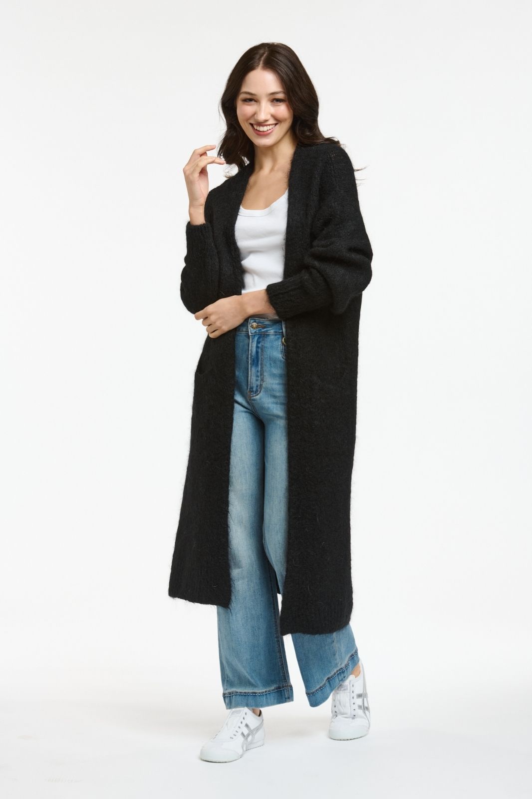 Mohair Contina Cardi | Black