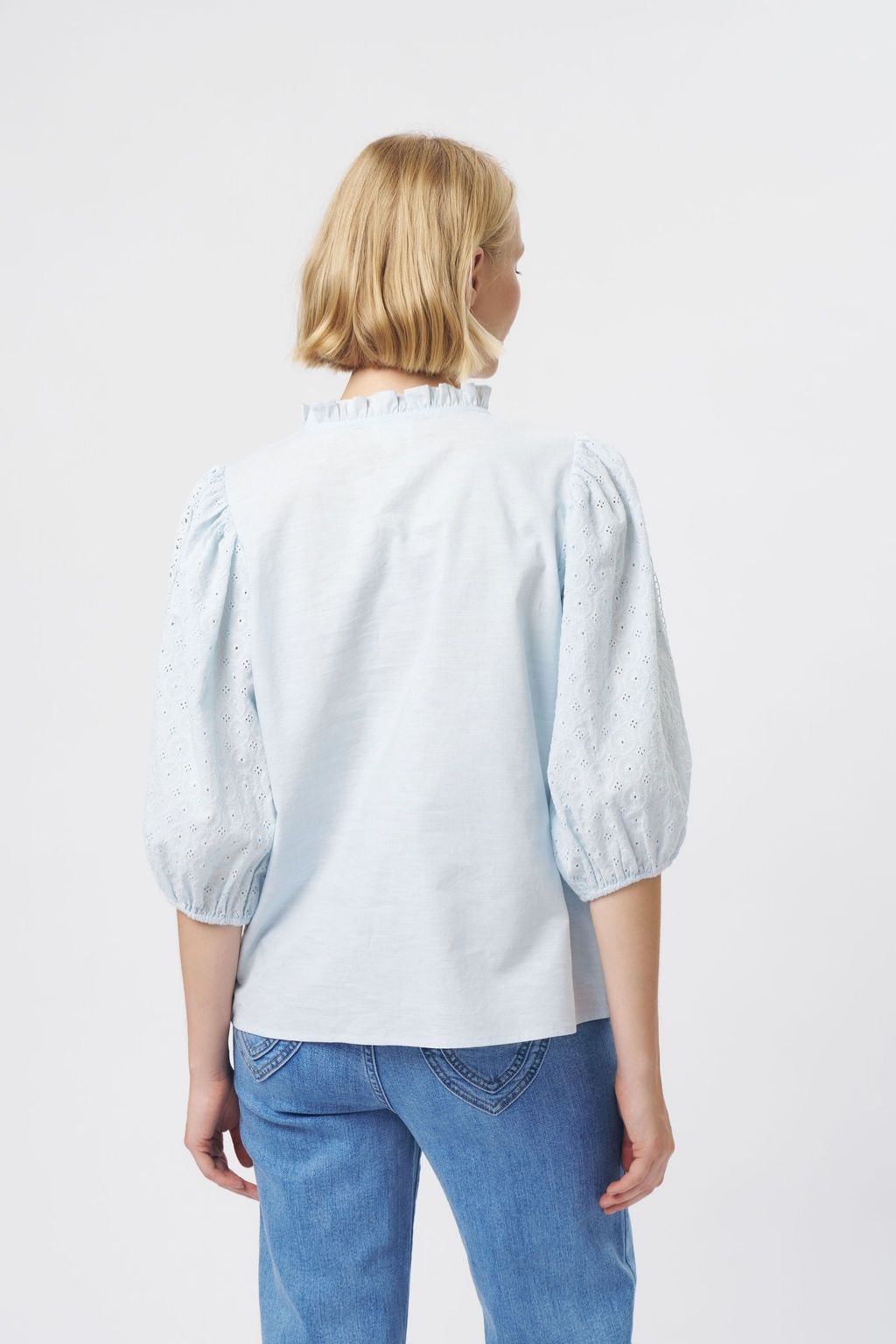 Isabella Shirt | Powder Blue