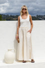 Cotton Maxi Dress | Stone