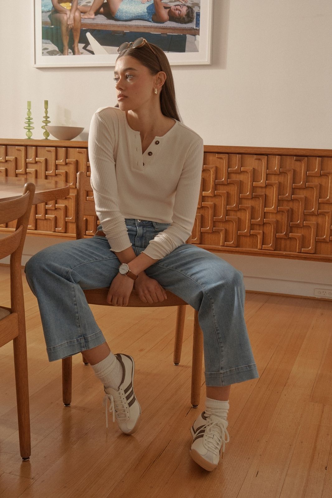 Heather Top | Vanilla