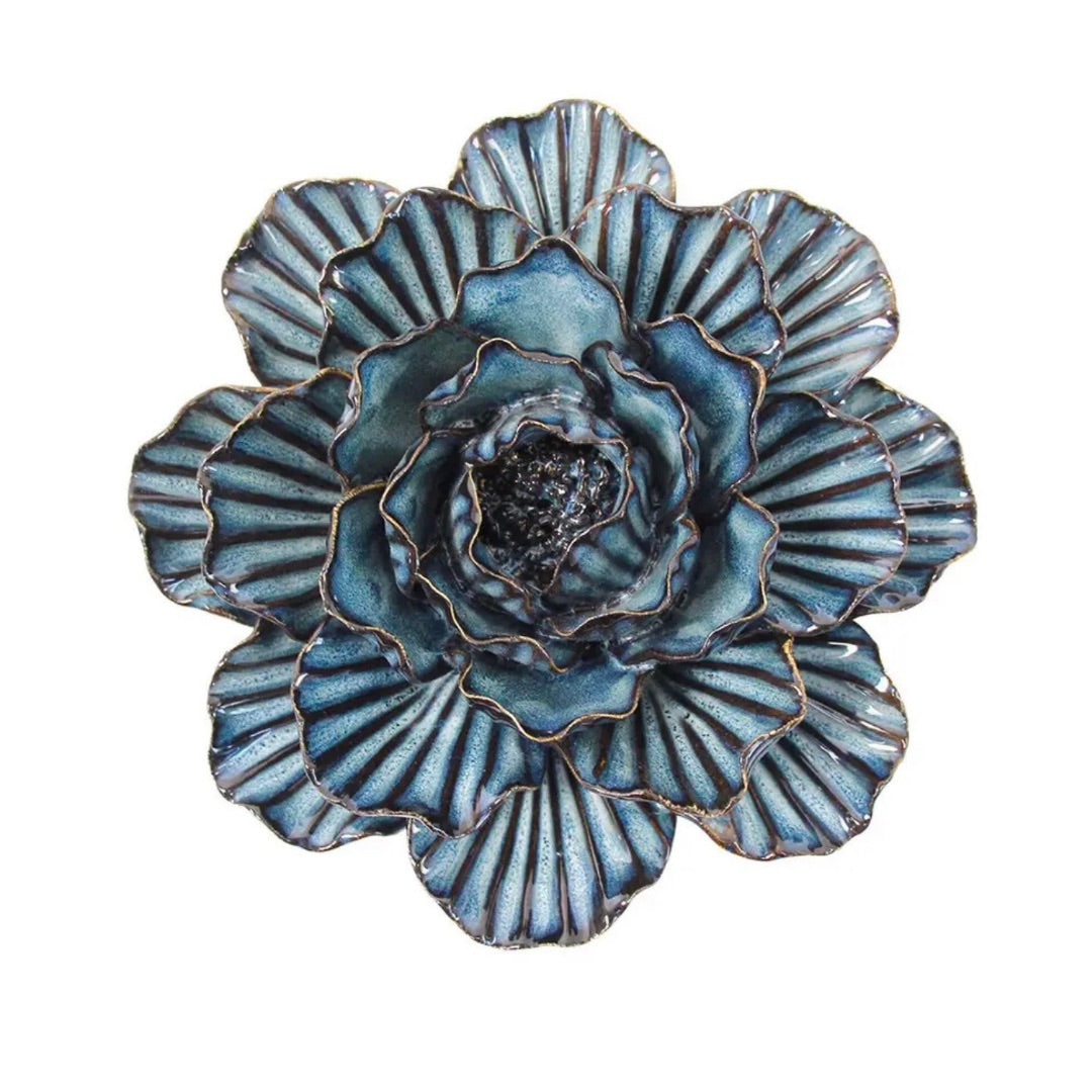 Ceramic Flower Ocean Medium