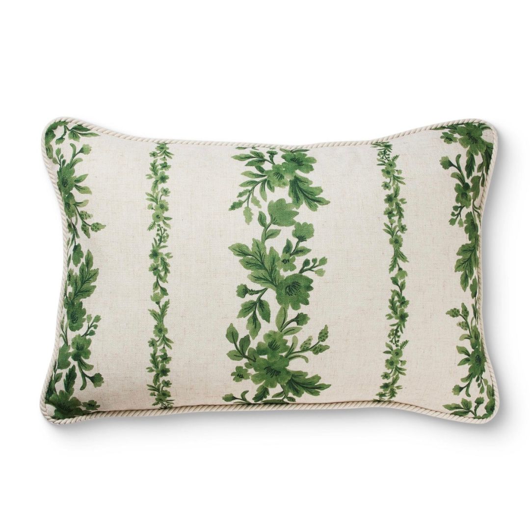 Emerson Dark Green Cushion | 40 x 60cm