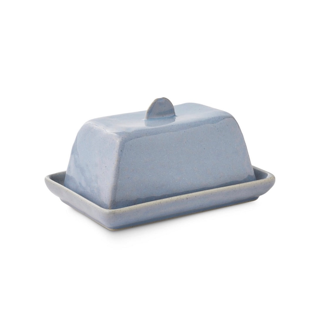 Light Blue Butter Dish | 21x13.5cm