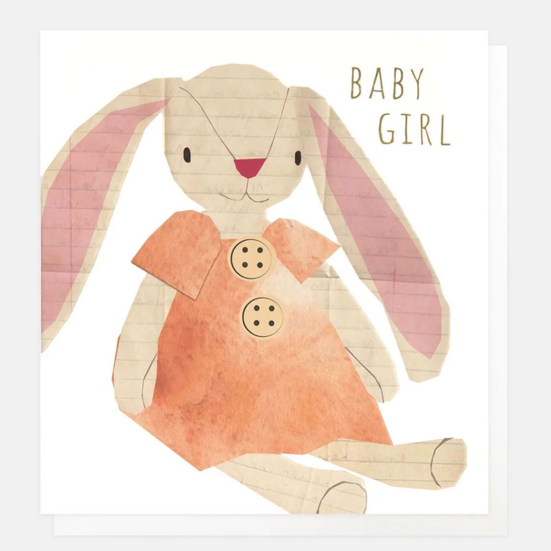 Card | Rabbit Baby Card Girl