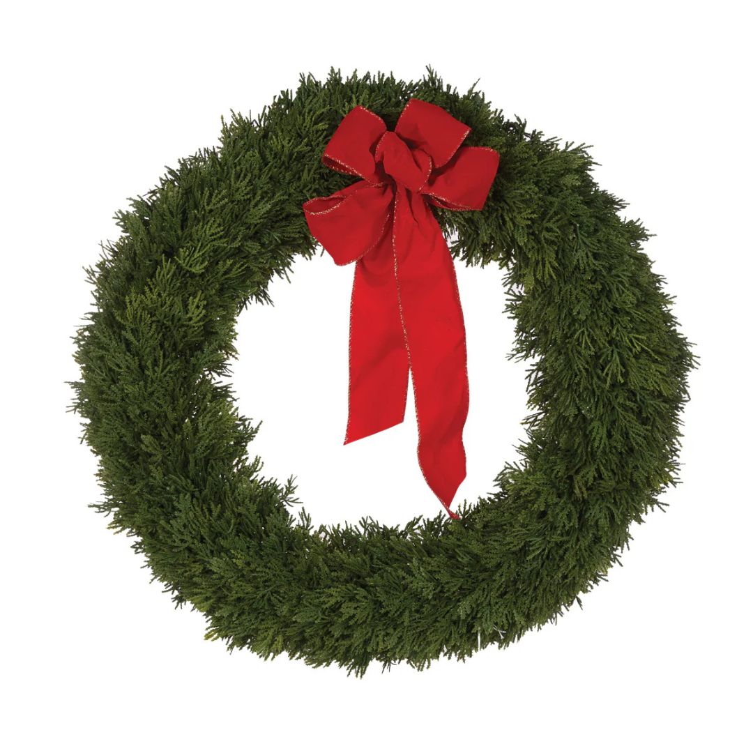 Green Topiary Wreath | 60CM