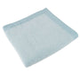 Pixie Waffle Knit Two Tone Cot Blanket | Soft Blue