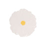 White Zinnia Plate