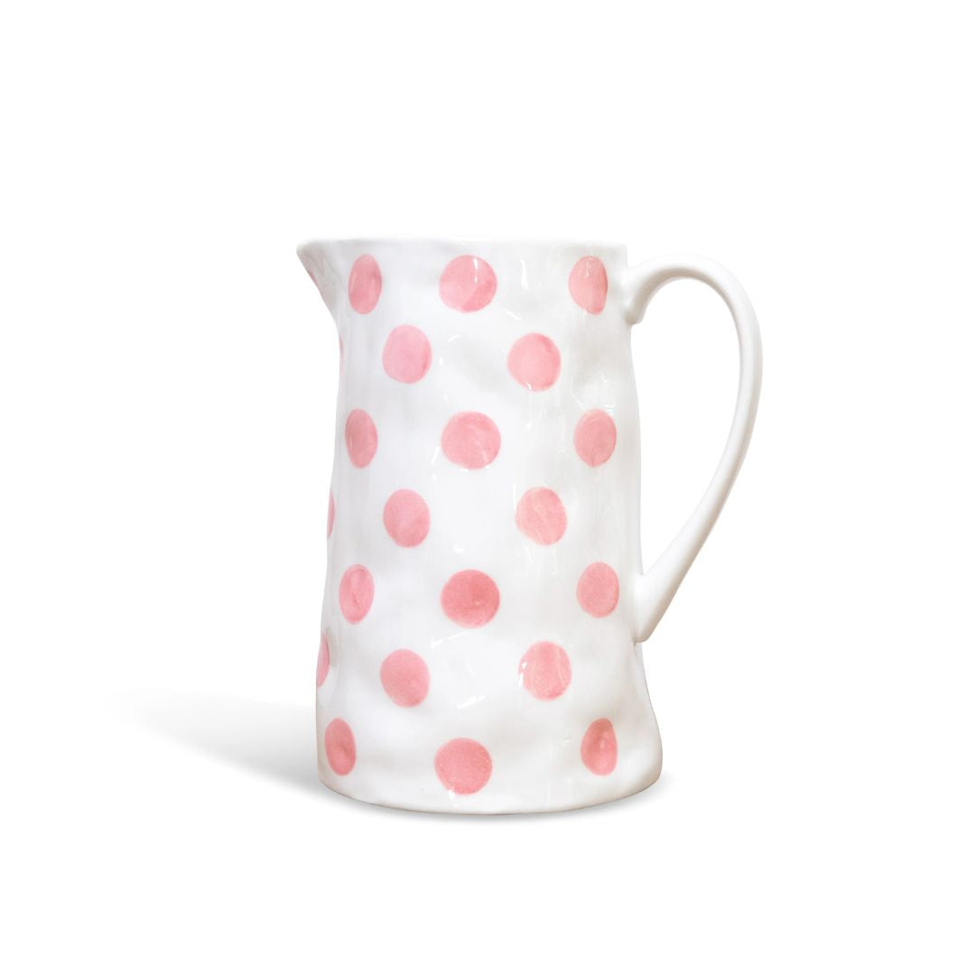 Pink Spots Jug | Medium