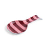 Spoon Rest | Pink & Burgundy Stripe