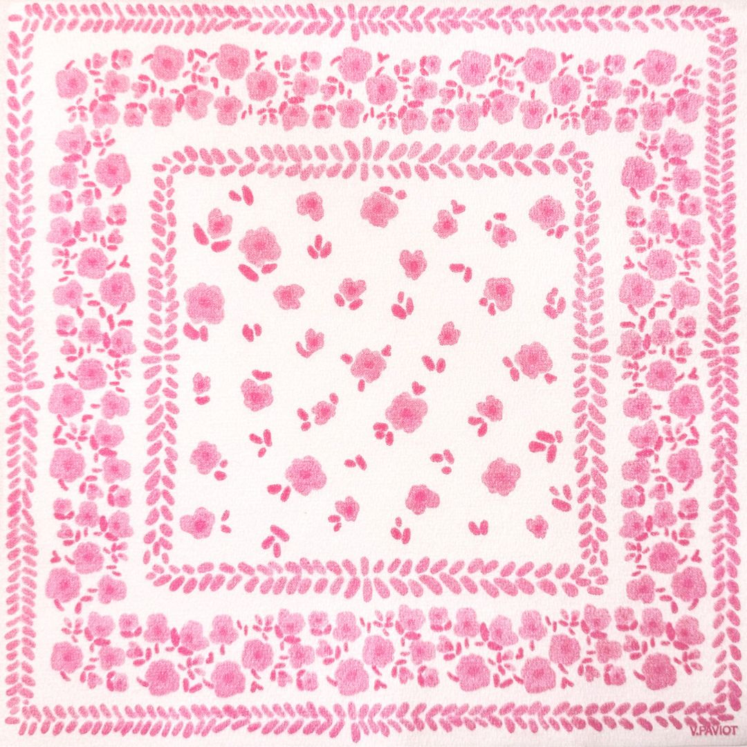 Serviettes | Bandana Rose 40x40