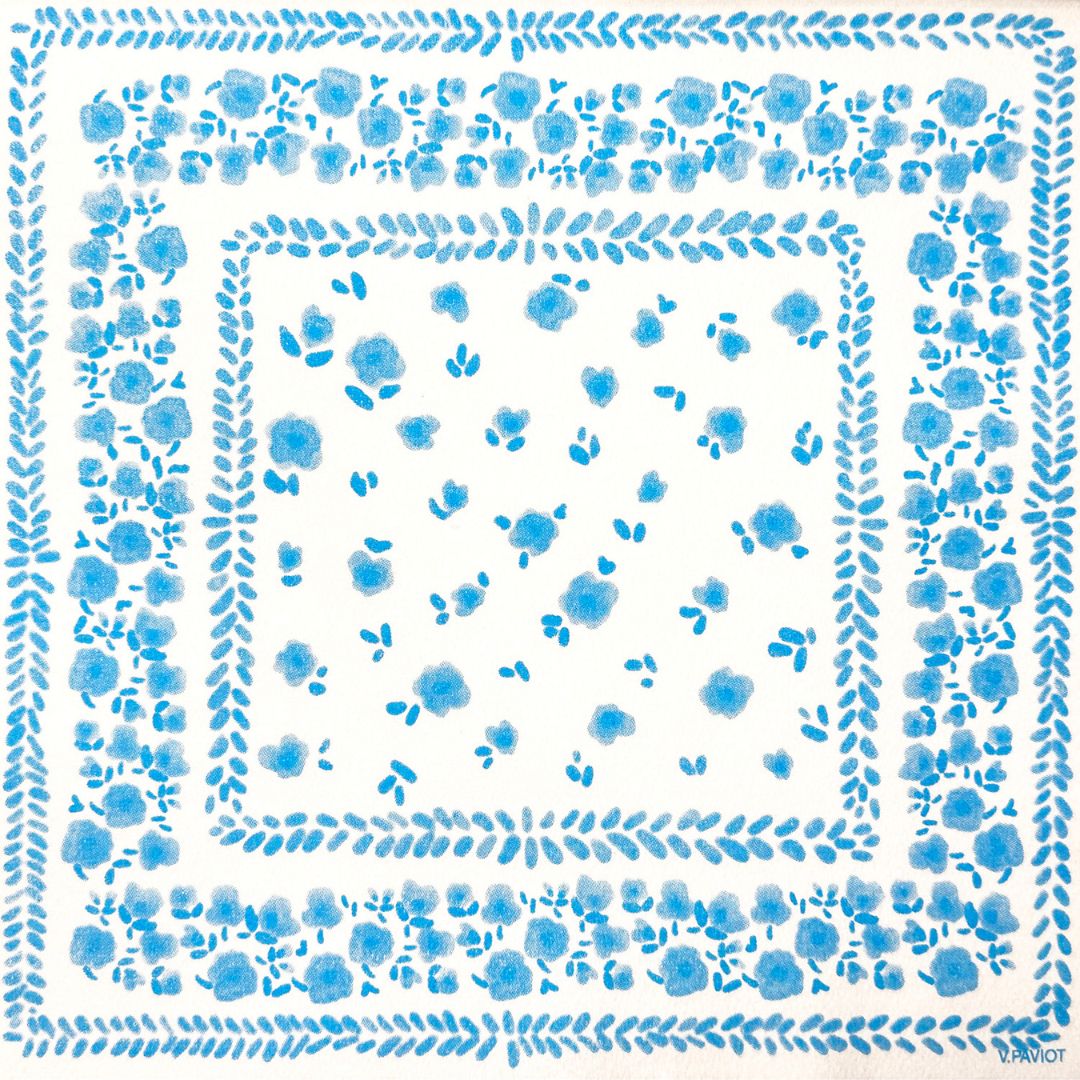 Serviettes | Bandana Bleu 40x40