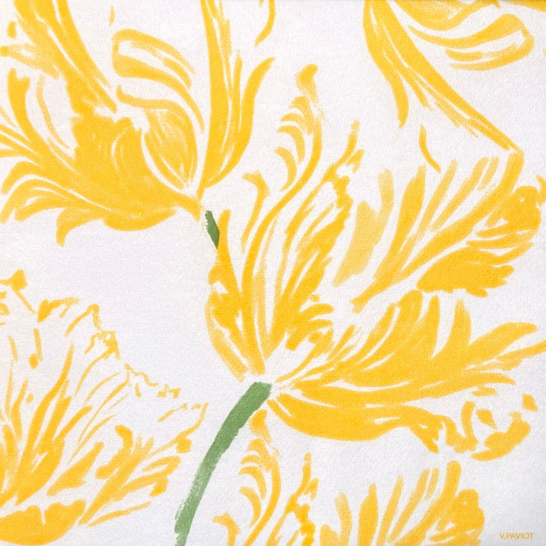 Serviettes | Tulip Jaune 40x40
