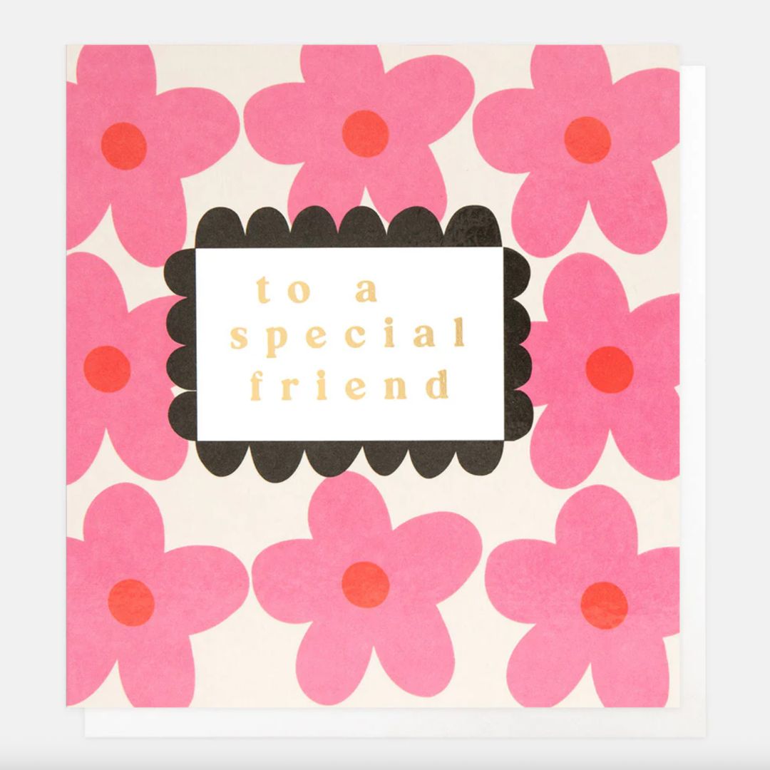 Card | To A Special Friend Pink Flower
