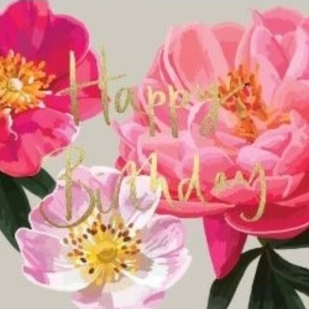 Card Sarah Kelleher | Happy Birthday Botanical