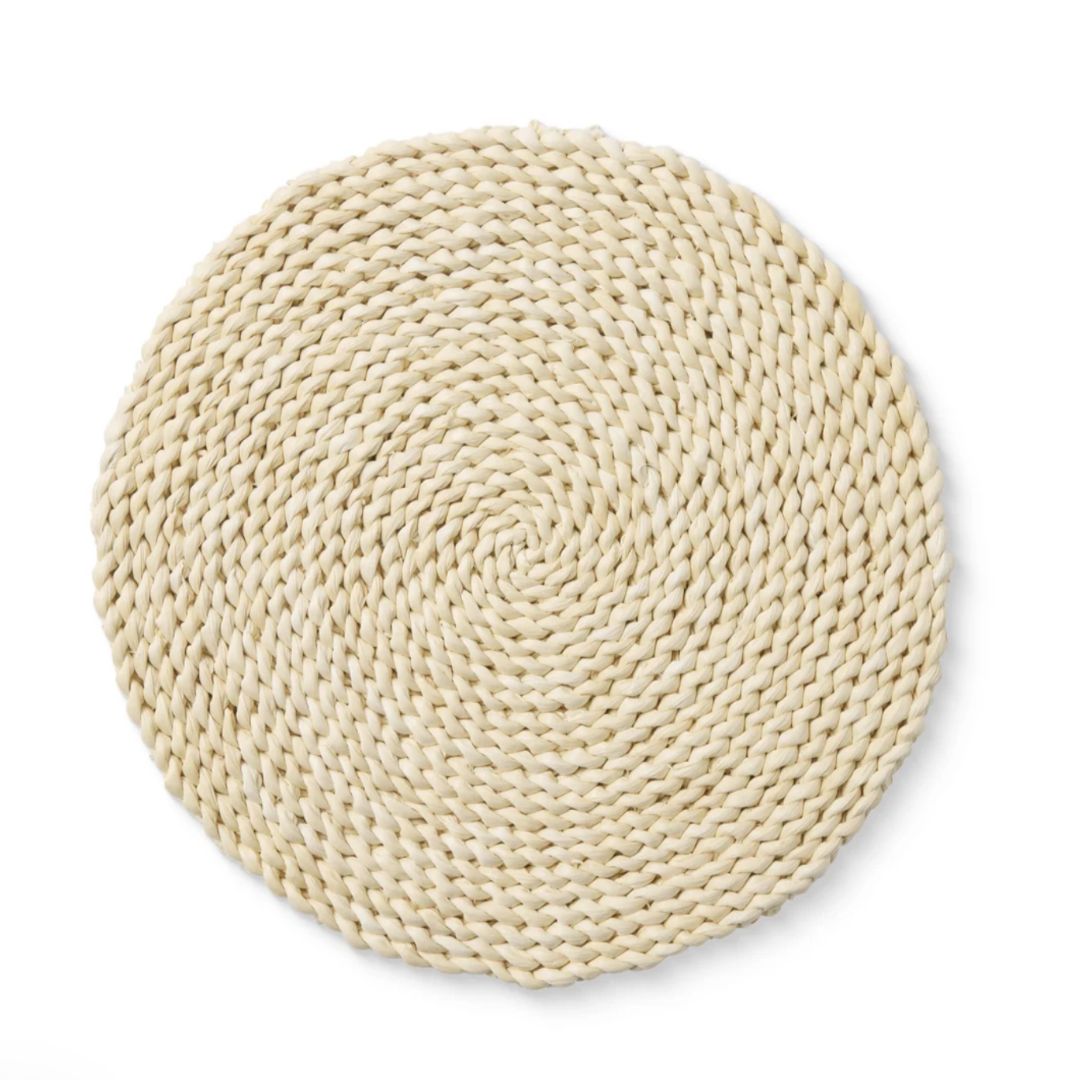 Braided Light Natural Placemat 33cm