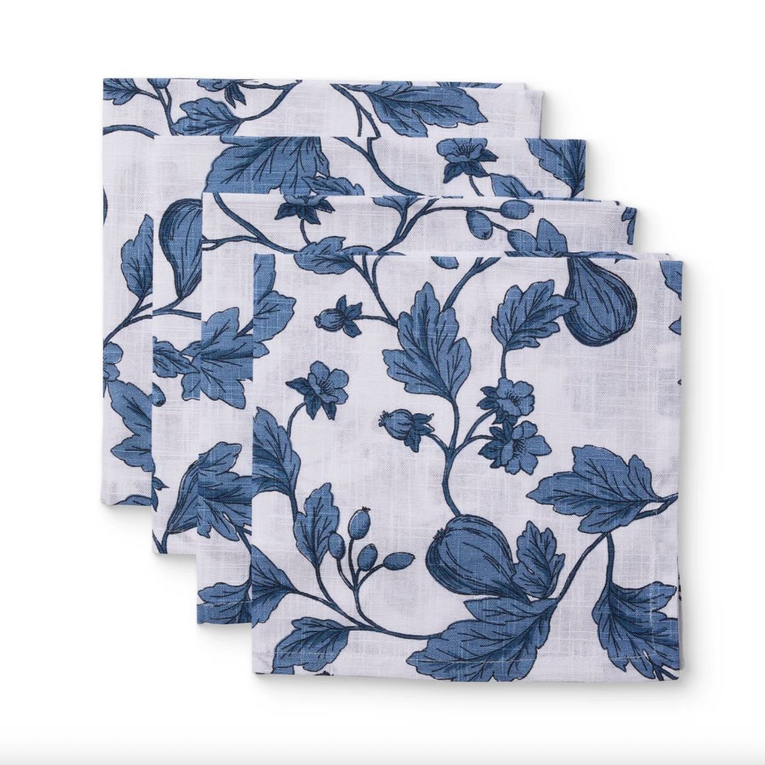 Napkins Set of 4 | Morgan Dark Blue