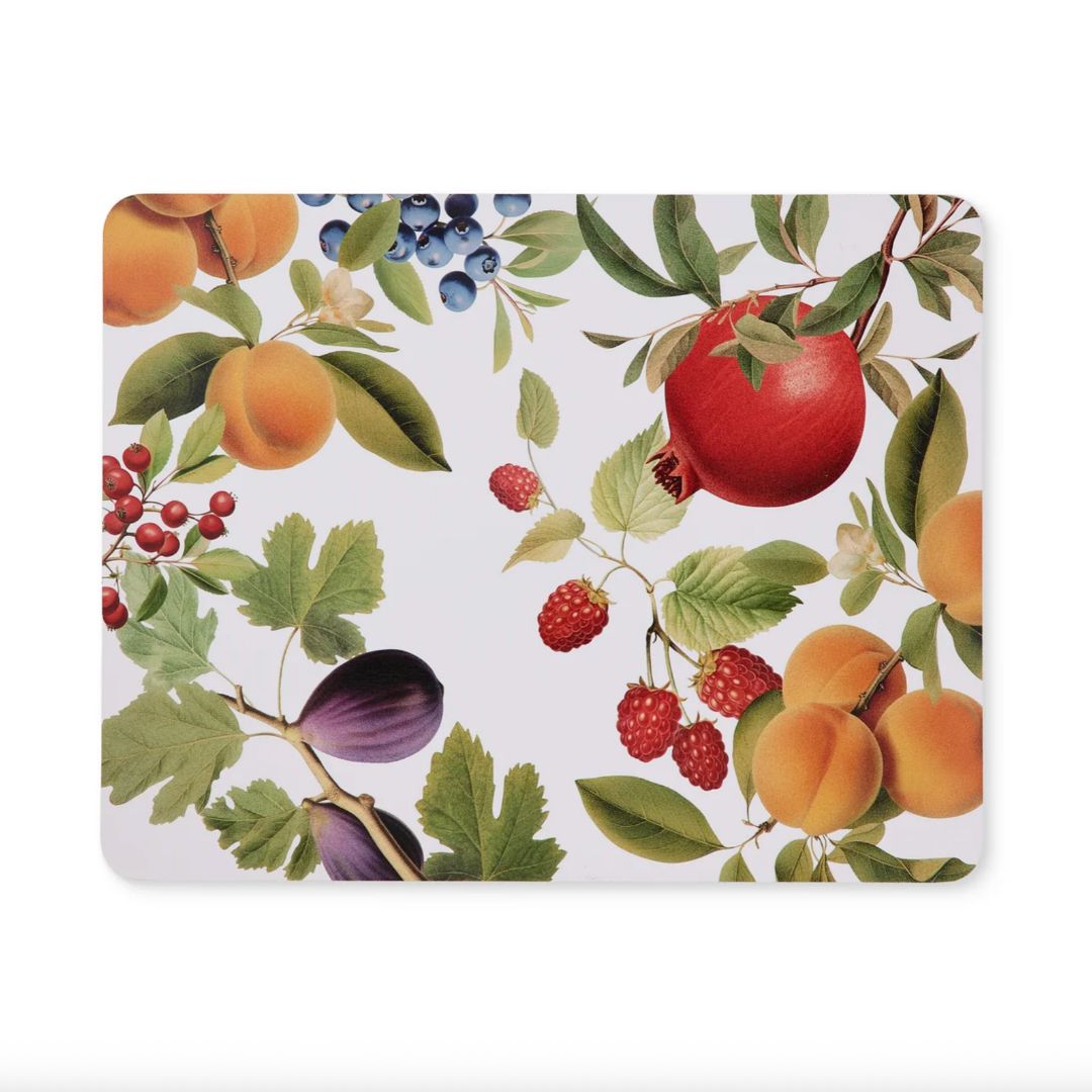 Festive Harvest Rectangle Hard Placemat | Set of 4